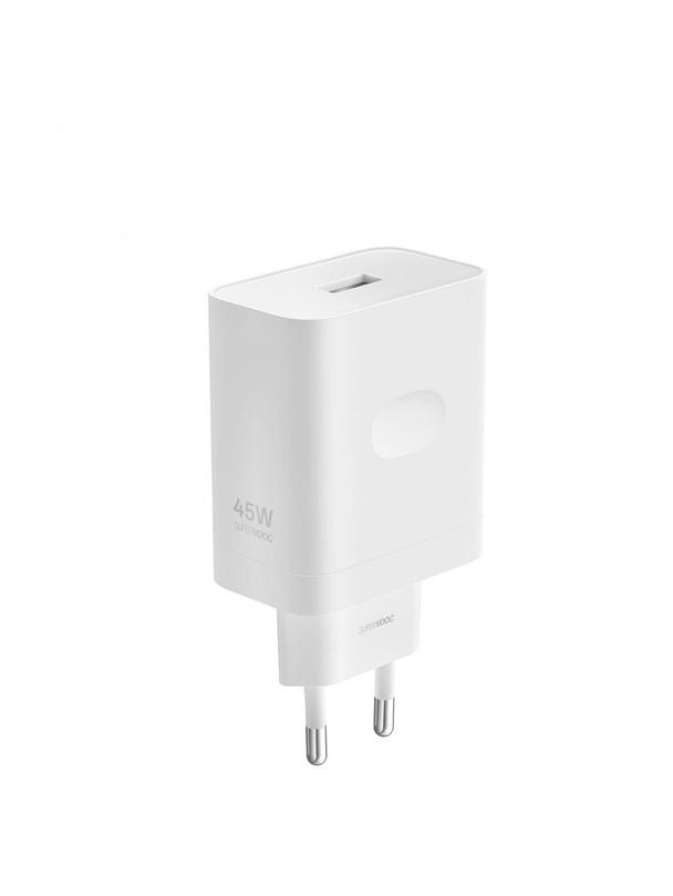 Oryginalna Ładowarka Sieciowa Oppo SuperVOOC VCB4JAEH 45W Power Adapter biała bulk