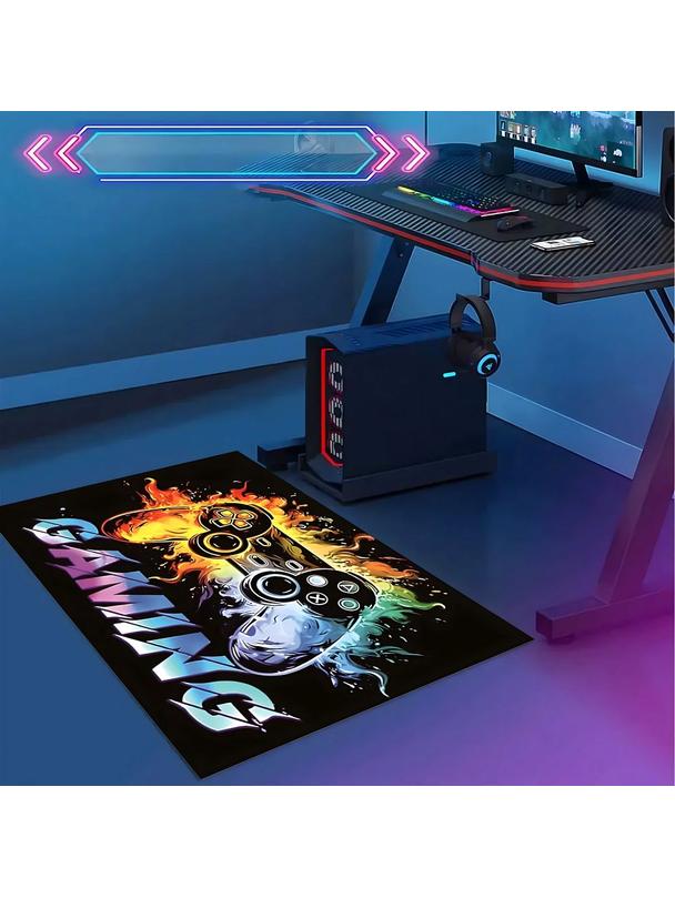 Mata ochronna pod krzesło wzór gamingowy 40 x 60 cm RC-K-1540