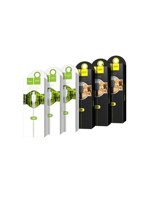 Kabel USB A do USB C Hoco 2,4A 2 m X20 biały