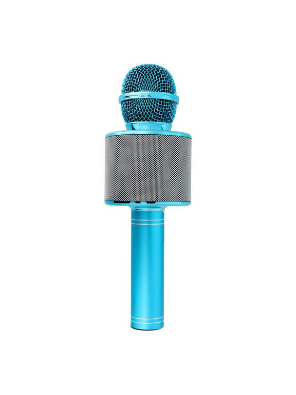Mikrofon multimedialny karaoke CR58S HQ niebieski