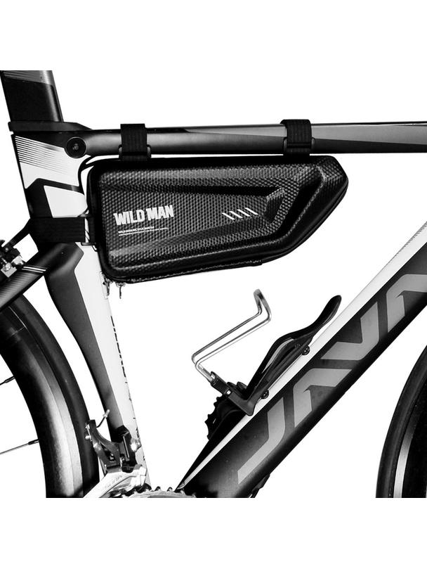 WILDMAN sakwa rowerowa pod ramę na zamek E4 1,5L ( 4" - 7" ) czarna