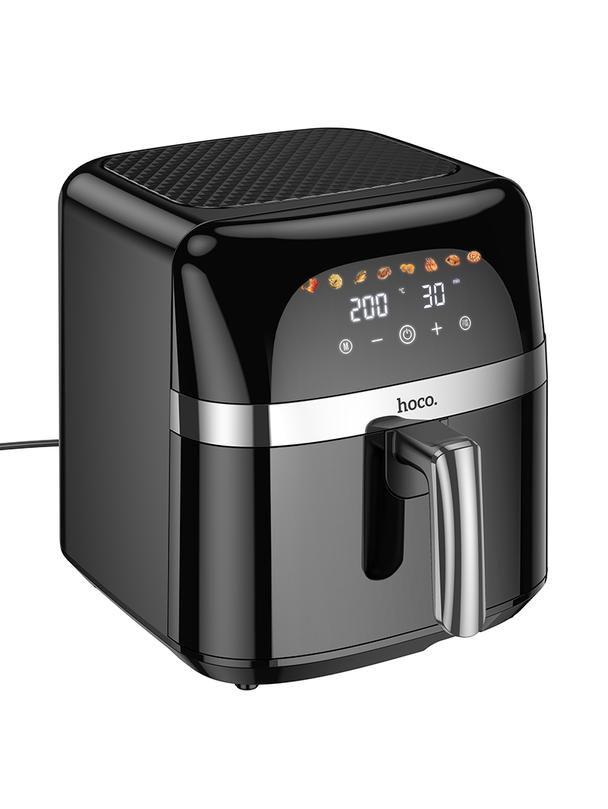 Frytkownica beztłuszczowa Air Fryer Hoco z ekranem dotykowym 8L 1700W HE20 czarna