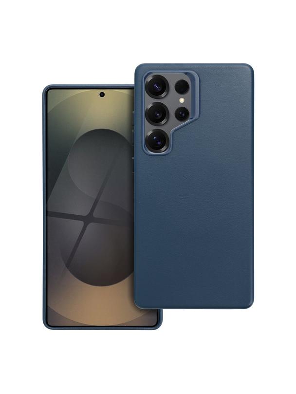 Futerał LEATHER MAG COVER kompatybilny z MagSafe do SAMSUNG S25 ULTRA niebieski