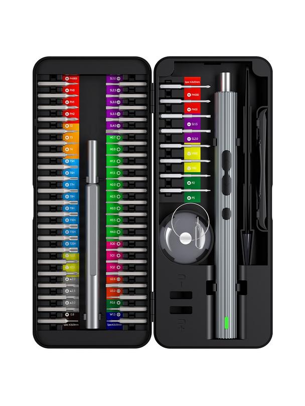 UF-TOOLS - Wkrętak elektryczny N20 z wymiennymi bitami i magnetyzerem 58w1