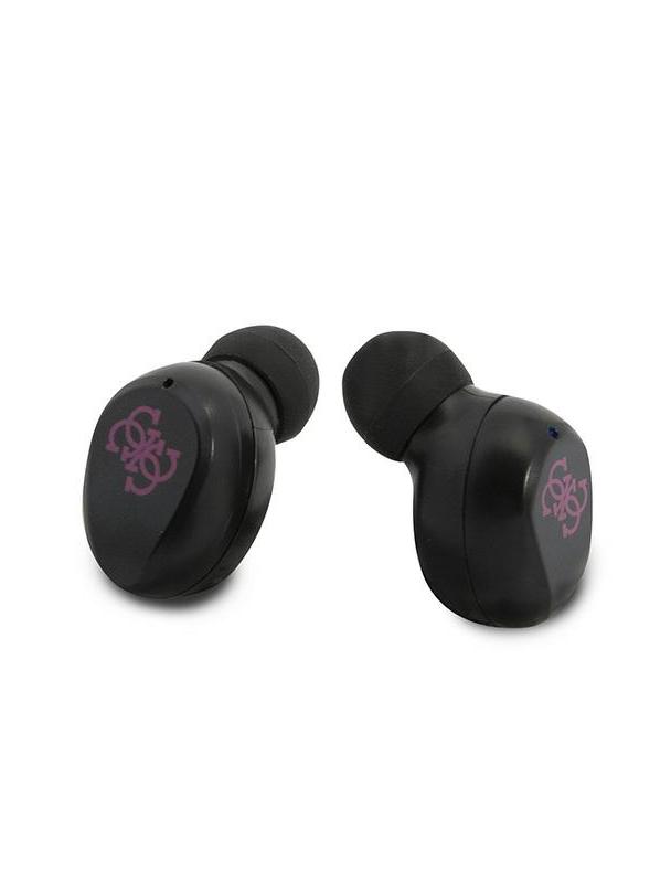 Słuchawki bezprzewodowe douszne Guess TWS + stacja dokująca GUTWST31EM magenta