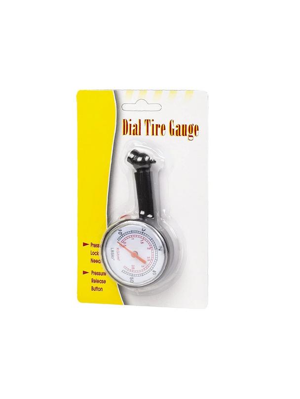 Miernik ciśnienia w oponach samochodowych czarny