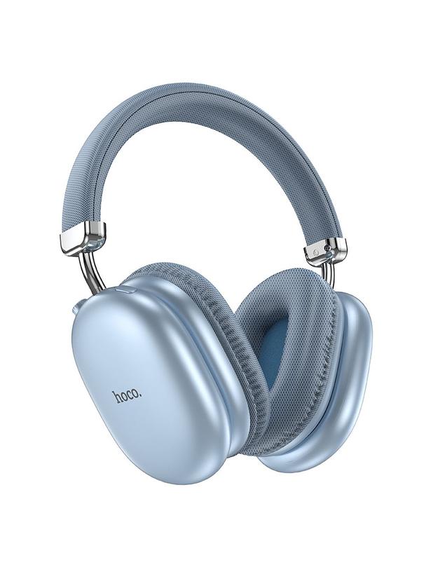 Słuchawki bezprzewodowe nauszne Hoco W35 Max niebieskie