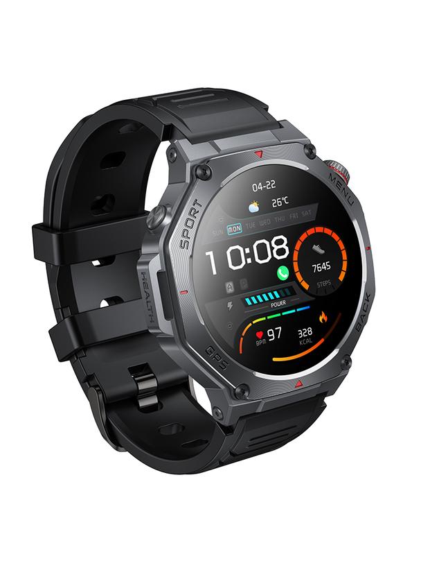 Smartwatch Hoco 1,43" AMOLED GPS z funkcją rozmowy Y37 czarny