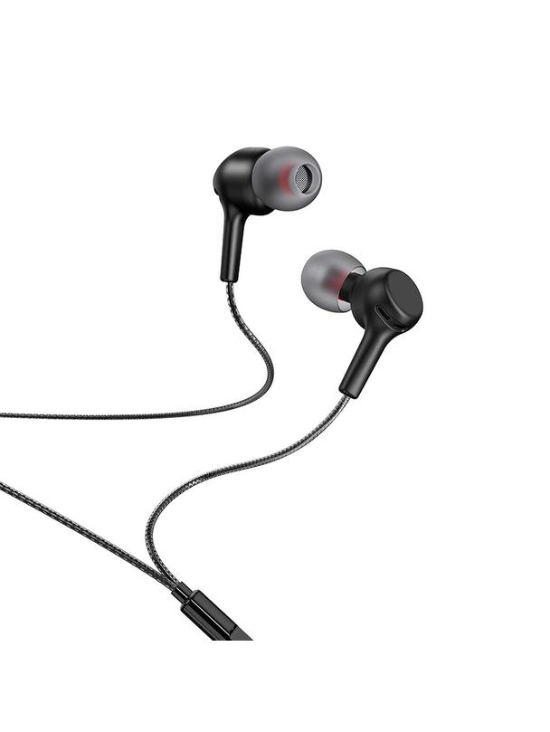 Słuchawki przewodowe douszne Jack 3,5 mm Hoco M78 czarne