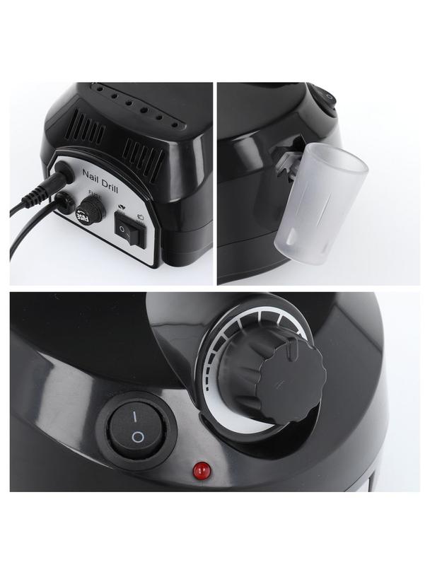 Profesjonalna maszyna do manicure frezarka do paznokci MJ120 czarna