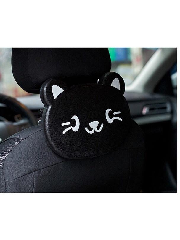 Składany stolik samochodowy dla dzieci w kształcie kota czarny