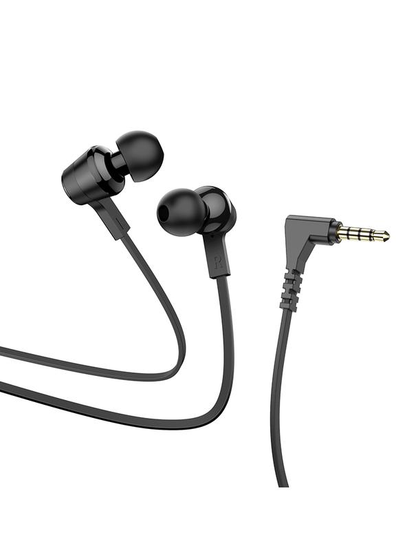 Słuchawki przewodowe douszne Jack 3,5 mm Hoco M86 czarne (SC)