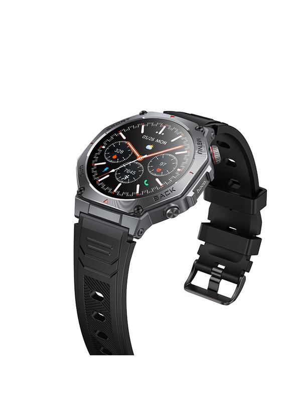 Smartwatch Hoco 1,43" AMOLED GPS z funkcją rozmowy Y37 czarny