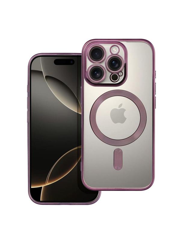 Futerał do iPhone 16 PRO Electro Mag Cover zgodny z MagSafe fioletowy