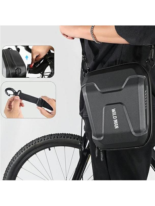 WILDMAN sakwa rowerowa na kierownicę na zamek E8 3L czarna