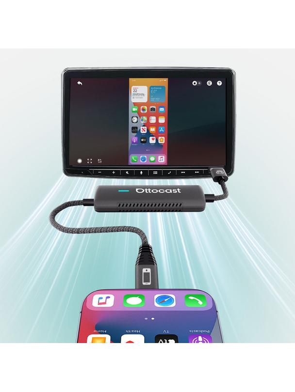 Adapter samochodowy OTTOCAST Mirrortouch  CA450-T czarny