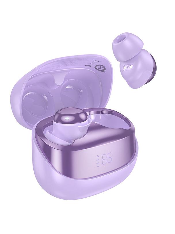 Słuchawki bezprzewodowe douszne Hoco TWS EW200 fioletowe