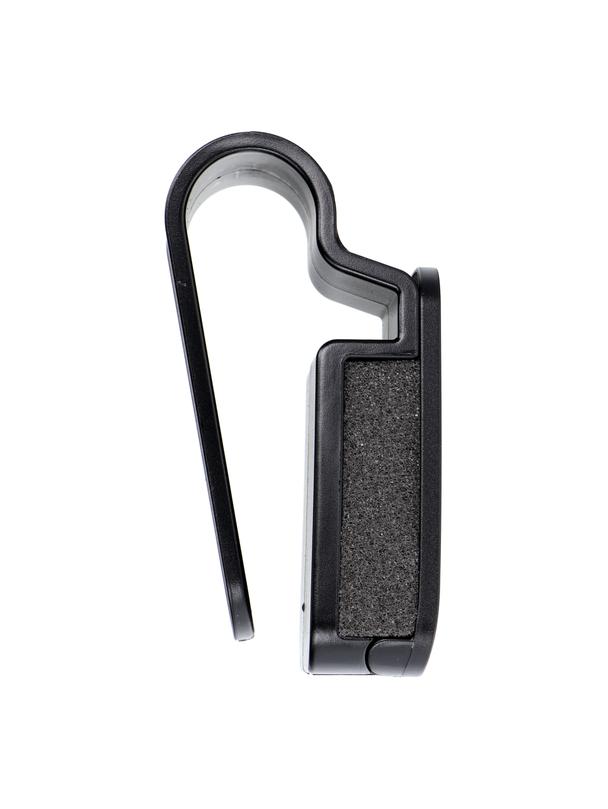 Uchwyt na okulary na daszek przeciwsłoneczny czarny