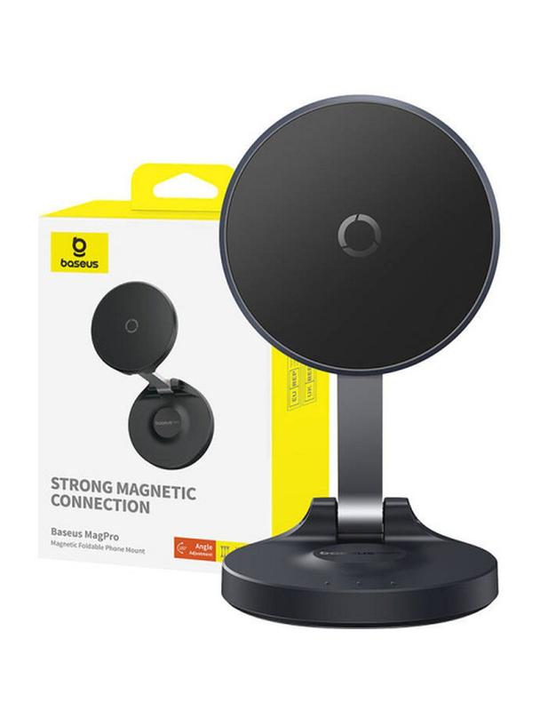 BASEUS uchwyt biurkowy składany magnetyczny kompatybilny z Magsafe BS-HP016 czarny