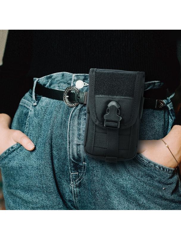 TRAVEL uniwersalna kabura do paska / plecaka czarna