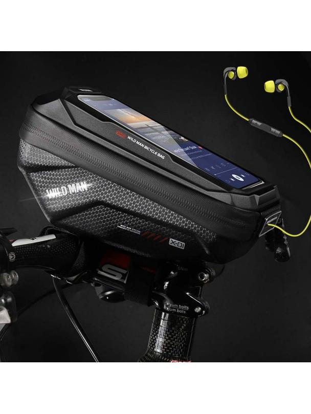 WILDMAN sakwa rowerowa na ramę na zamek 0,6L (4" - 7") MS33 czarna