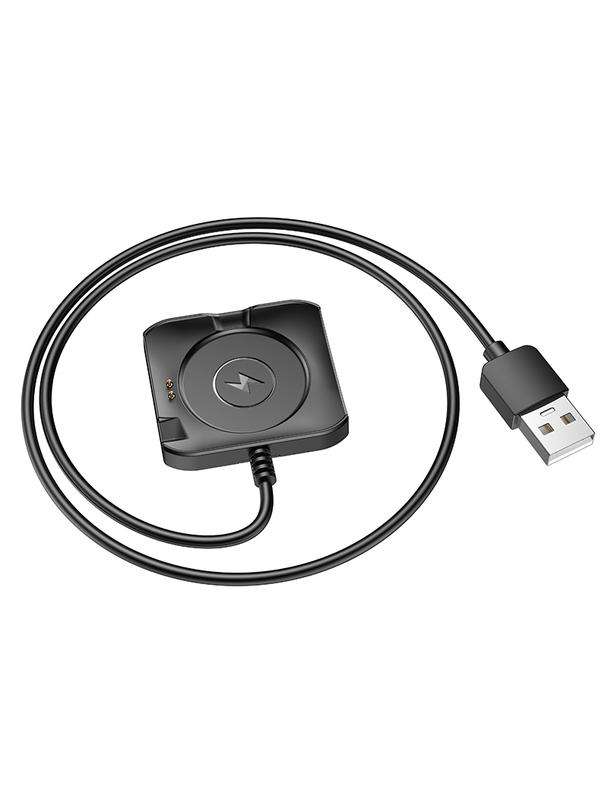 Kabel do ładowania smartwatcha Hoco 0,6 m Y28 czarny