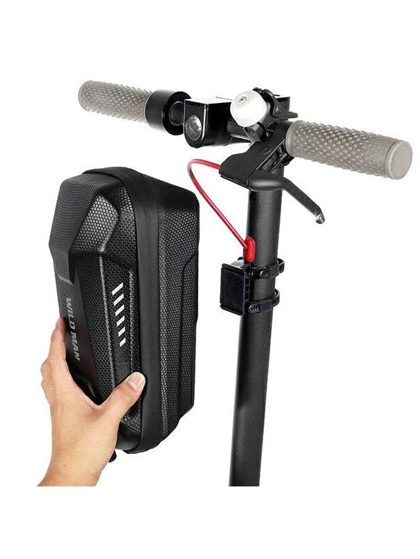 WILDMAN sakwa na kierownicę do hulajnogi wodoodporna 3L ES8X Plus czarna