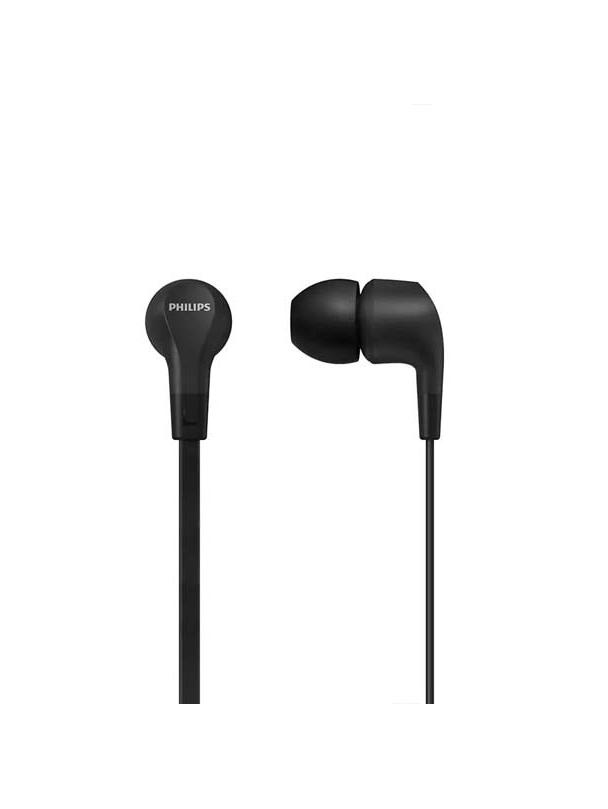 Słuchawki przewodowe douszne Jack 3,5 mm Philips TAE1105BK/00 czarne