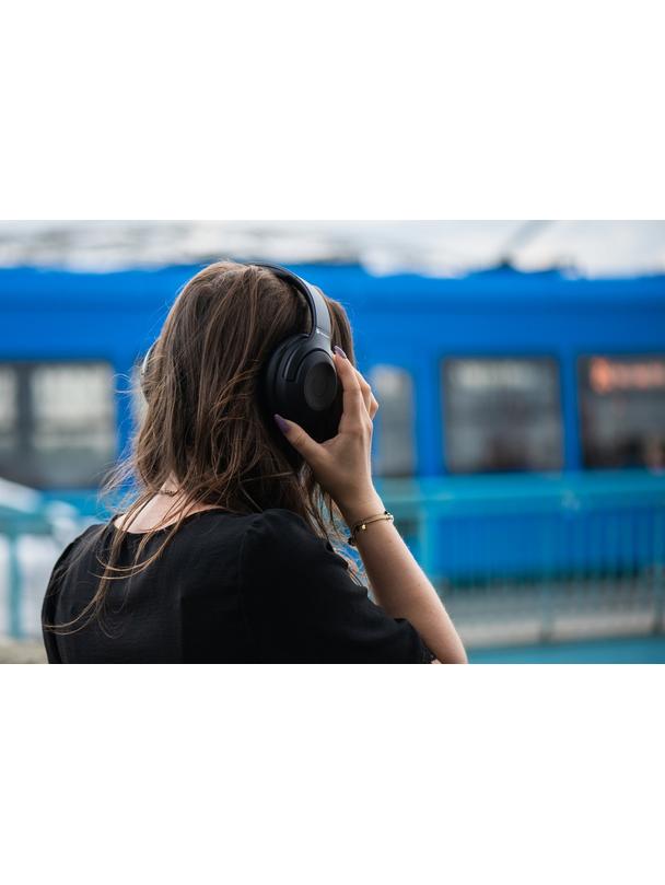 Słuchawki bezprzewodowe nauszne Forcell F-Audio Sonic Aura ANC czarne