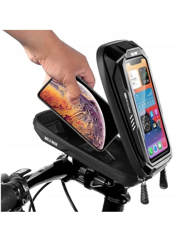 WILDMAN sakwa rowerowa na kierownicę na zamek X3 0,5L czarna