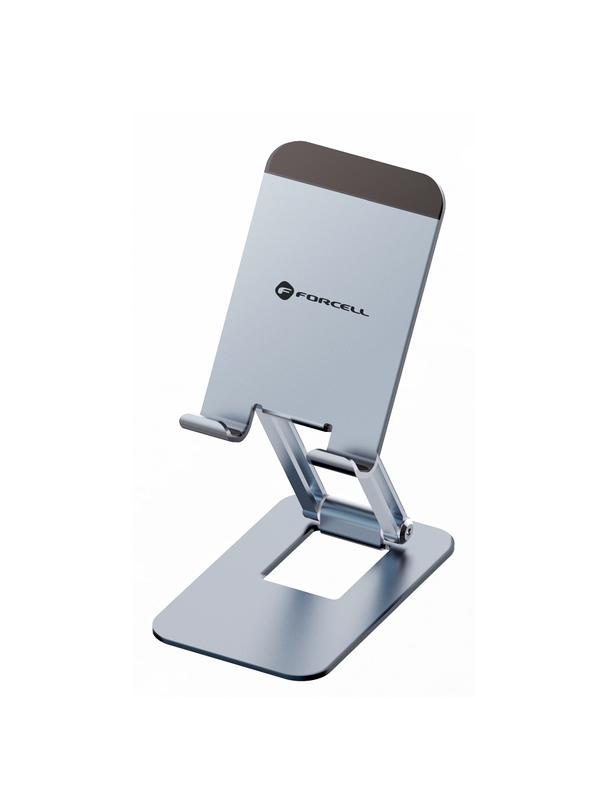 Uchwyt na telefon / tablet biurkowy składany Forcell F-Grip Fold Stand 1 szary