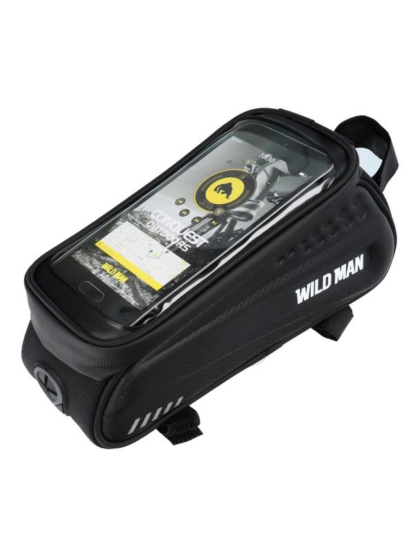 WILDMAN sakwa rowerowa na ramę na zamek  ES3 1L ( 4" - 7" ) czarna