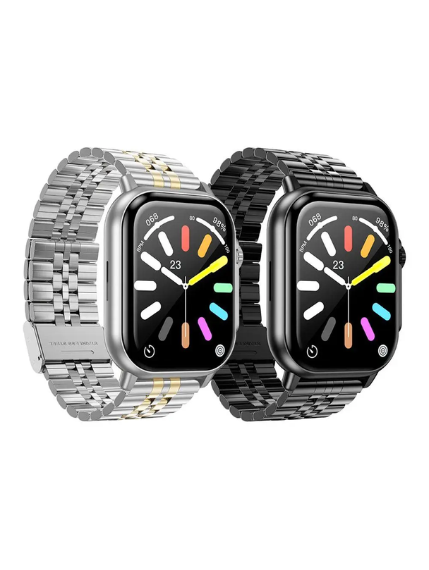 Smartwatch Hoco 2,02" TFT z fukcją rozmowy DYD02 złoto srebrny