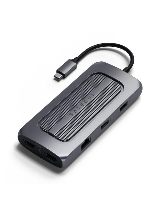 Adapter HUB 8w1 USB C Satechi ST-UCMXAM szary