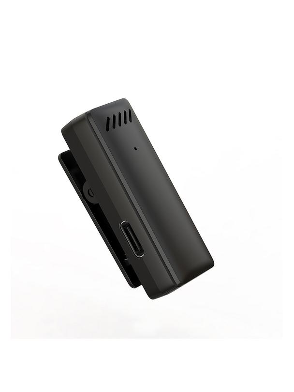 Mikrofon krawatowy bezprzewodowy Typ C z etui ładującym S11 czarny