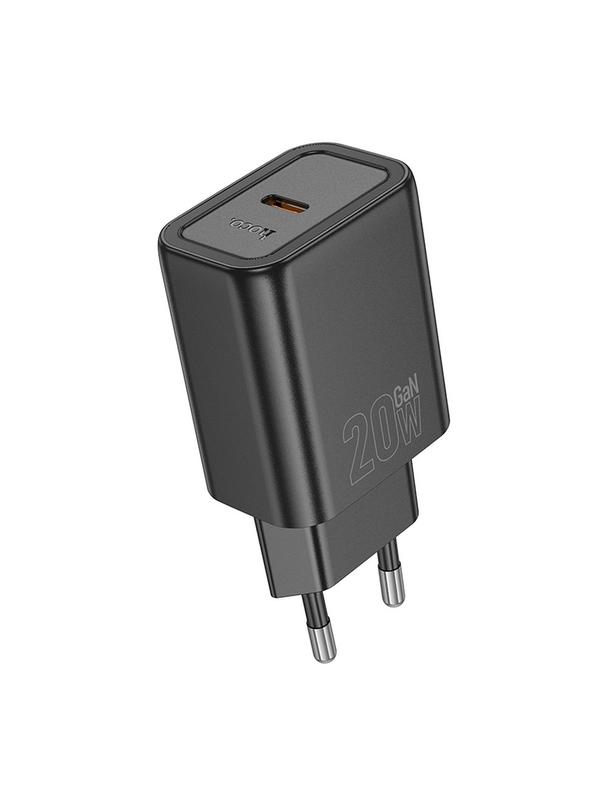 Ładowarka sieciowa do telefonu Hoco USB C QC PD 20W N60 czarna