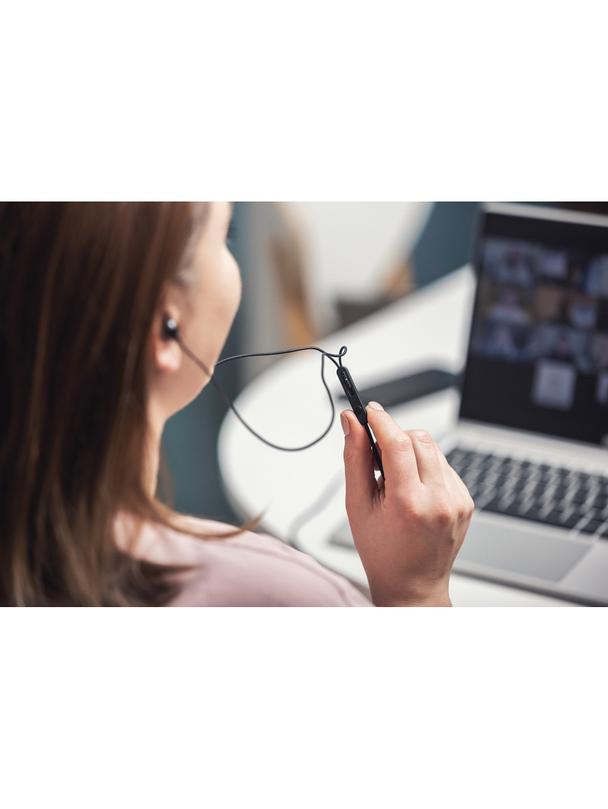 Słuchawki przewodowe douszne Jack 3,5 mm Forcell F-Audio U3 czarne