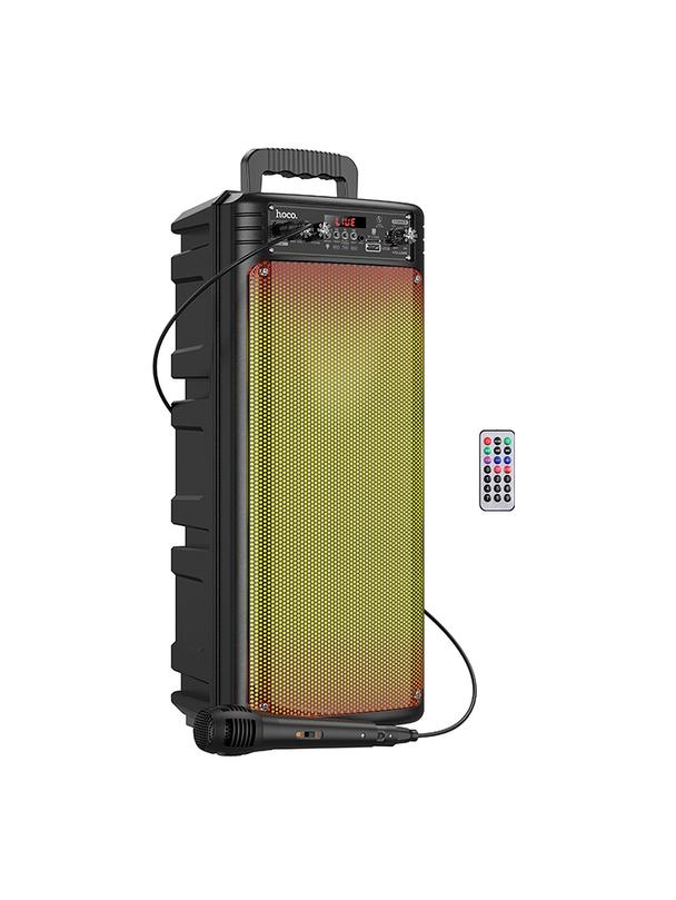 Zestaw do karaoke bluetooth 2 x 10W 3h Hoco BS52 czarny