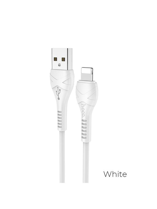 Kabel USB A do Lightning Hoco 1 m X37 biały
