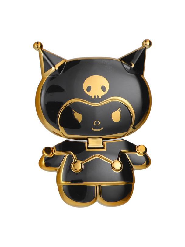 Stojak na telefon LALKA - naklejany - czarny