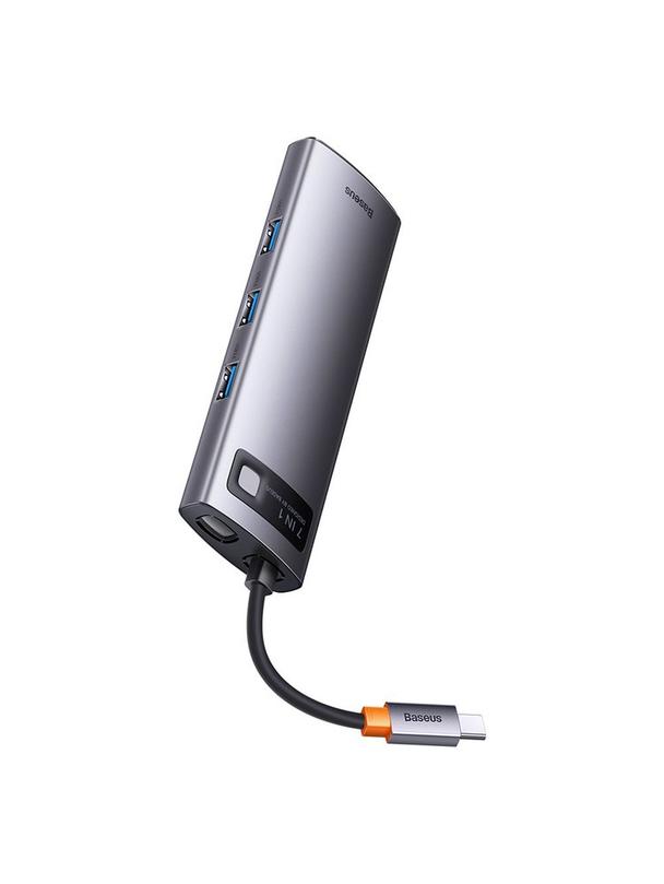 BASEUS adapter HUB 7w1 Typ C WKWG040113/BS-OH044 0,15 m szary