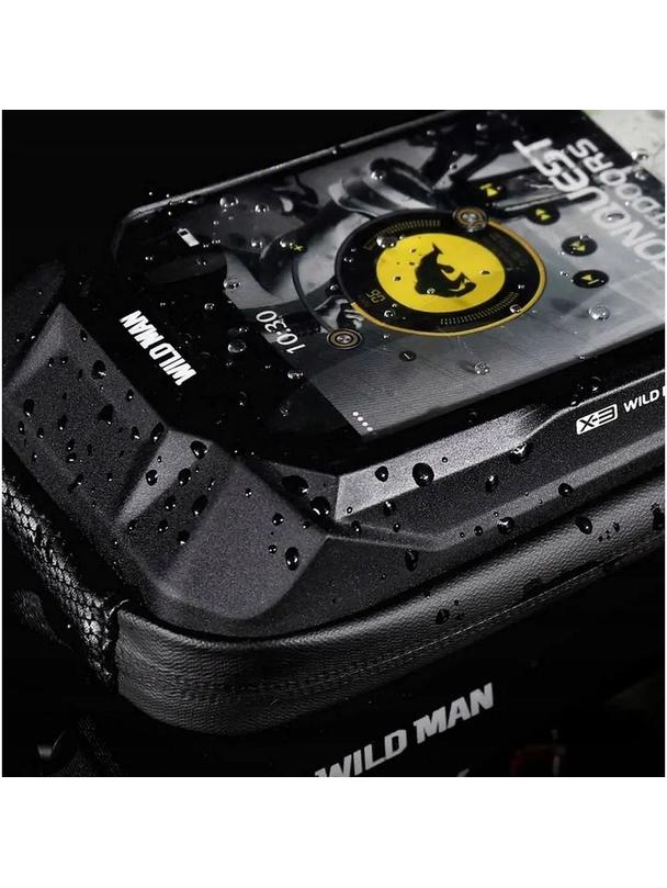 WILDMAN sakwa rowerowa na kierownicę na zamek X3 0,5L czarna