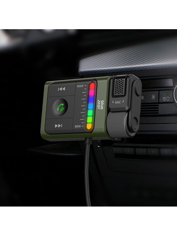 Transmiter samochodowy bluetooth Blue Star Equalizer BT64 czarny
