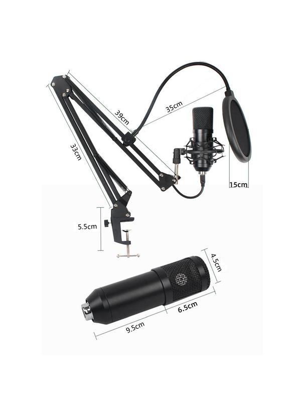 Mikrofon pojemnościowy Art na wysięgniku z membraną AC-03 czarny