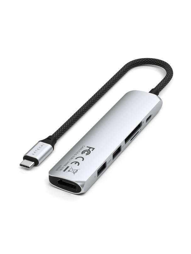SATECHI adapter HUB 6w1 Typ C ST-P6SS srebrny