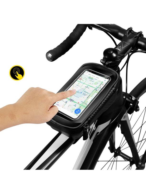 WILDMAN sakwa rowerowa na ramę na zamek  E2 1L ( 4" - 7" ) czarna