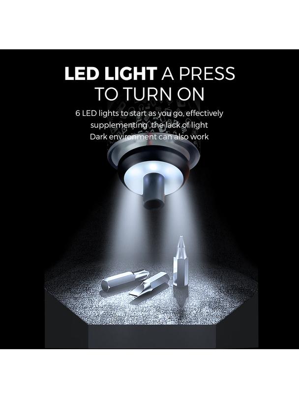 UF-TOOLS - Wkrętarka elektryczna ze zmiennym zakresem mocy i zestawem bitów 36w1