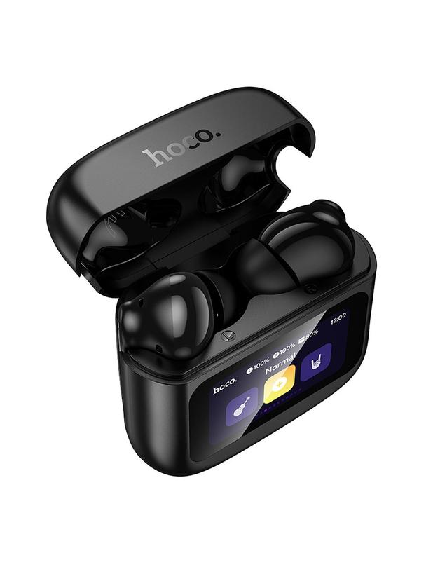 Słuchawki bezprzewodowe douszne Hoco z ekranem dotykowym TWS EQ14 czarne