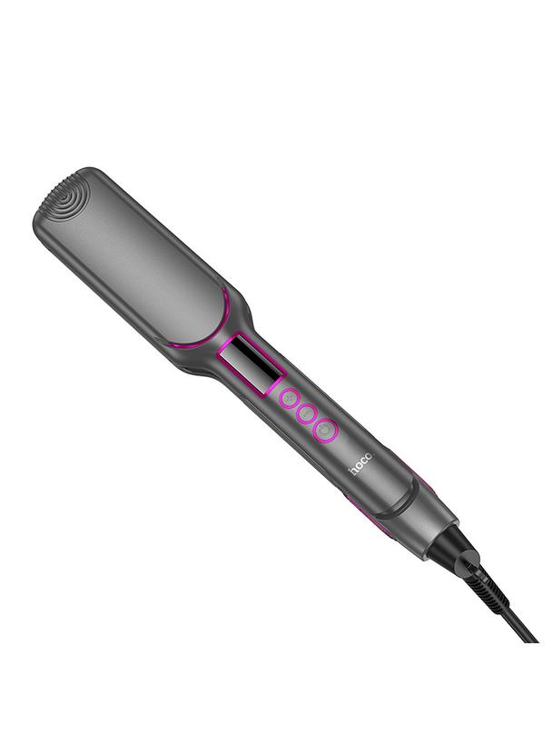 Prostownica do włosów Hoco z wyświetlaczem HP42 szara