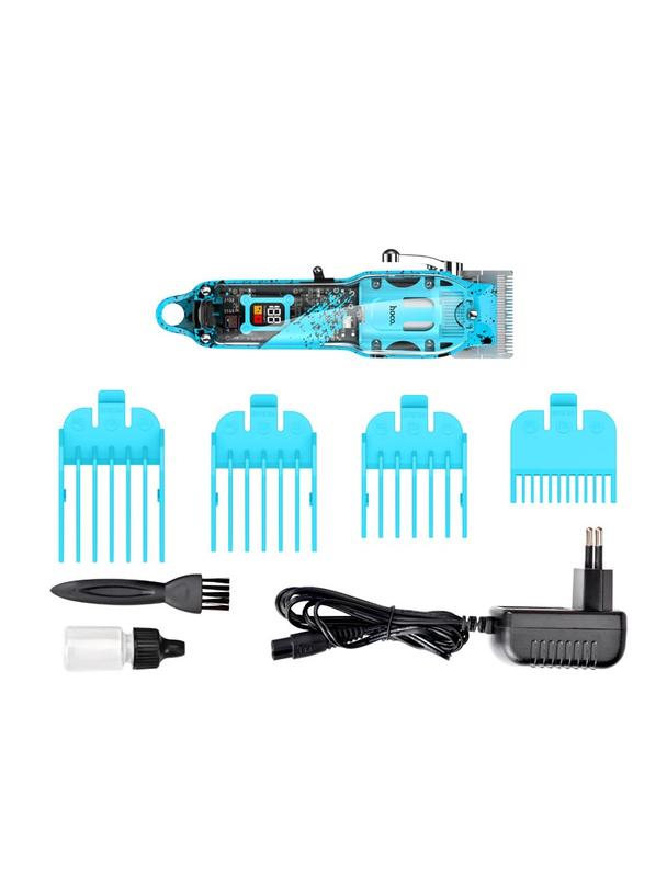 Maszynka do strzyżenia włosów Hoco DAR10 niebieska